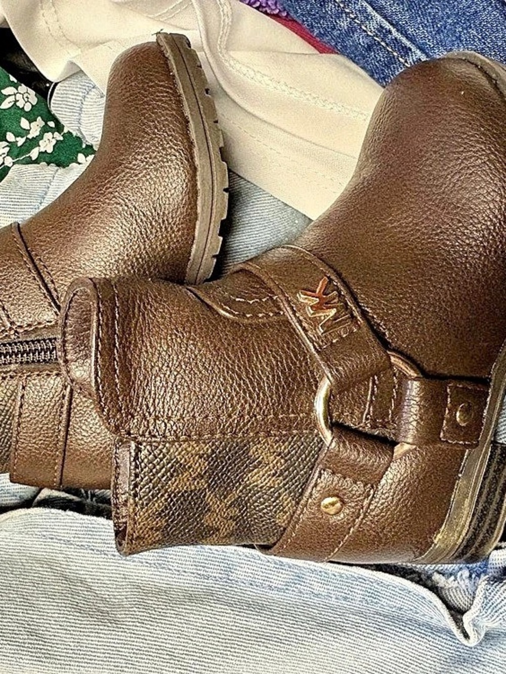 Children’s Michael Kors Ankle Boots in Brown